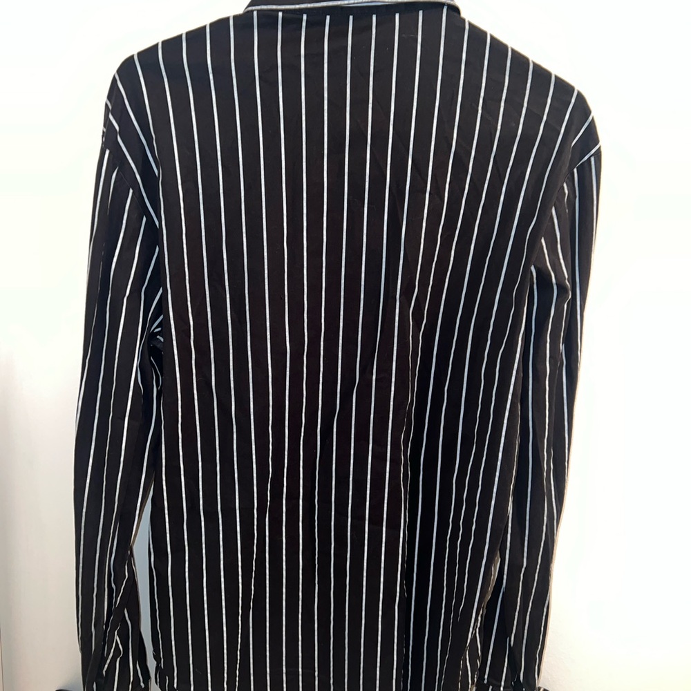 💋💋💋Lip Service Women’s Striped Button Down Long Sleeve Top/Shirt - Picture 7 of 10